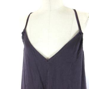 Deuxieme Classe 21SS impressive キャミ ワンピース ロング シルク F パープル