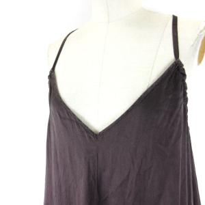 Deuxieme Classe 21SS impressive キャミ ワンピース ロング F ブラウン