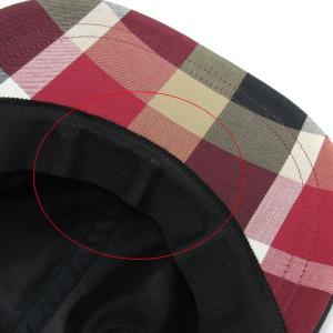 BLUE LABEL CRESTBRIDGE キャップ 帽子 ハート チェック 黒 ブラック SM0