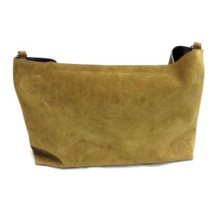 Theory スエード ショルダーバッグ 2way キャメル サンド