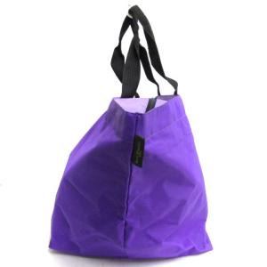 Hervé Chapelier 舟形 トートバッグ 肩掛け ナイロン XL パープル