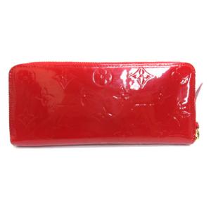 LOUIS VUITTON ヴェルニ ポルトフォイユ クレマンス モノグラム 長財布 M90921 スリーズ レッド