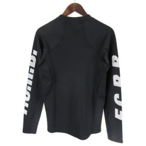 F.C.Real Bristol UNDER LAYER TOP Tシャツ カットソー 長袖 ジャージー プリント S ブラック