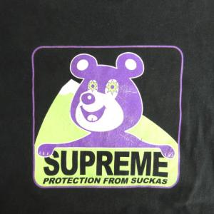 Supreme 20FW Bear Tee Tシャツ カットソー 半袖 クマM ブラック