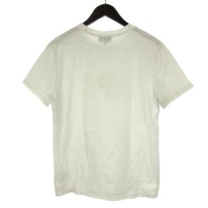 A.P.C. ロゴ Tシャツ 半袖 フロッキープリント ホワイト S 220812E