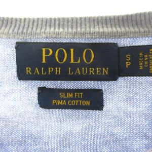 POLO RALPH LAUREN ニット セーター 長袖 ブルー S