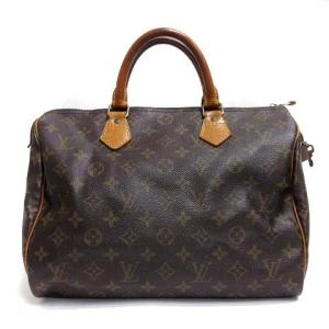LOUIS VUITTON モノグラム スピーディ 30 ハンドバッグ M41526 ブラウン