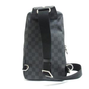 LOUIS VUITTON N41719 アヴェニュー・スリングバッグ ダミエ グラフィット ボディバッグ 黒