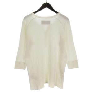 AKM カットソー 長袖 サーマル ホワイト