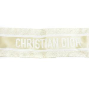 Christian Dior 21DST106I605 ミッツァ スカーフ 星柄 シルク ベージュ系