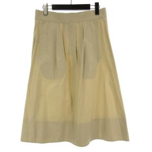 MARGARET HOWELL スカート シルクミックス 3 ベージュ 220905E
