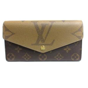 ポルトフォイユ サラ モノグラム ジャイアント リバース 長財布 M80726 ブラウン