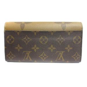 LOUIS VUITTON ポルトフォイユ サラ モノグラム ジャイアント リバース 長財布 M80726 ブラウン