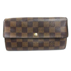 ダミエ ポルトフォイユ サラ 二つ折り 長財布 N61734 ブラウン