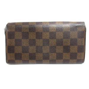 LOUIS VUITTON ダミエ ポルトフォイユ サラ 二つ折り 長財布 N61734 ブラウン