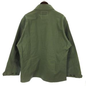 WTAPS WVDT-SHM01 WMILL-LS 01 SHIRT.NYCO.RIPSTOP 03 カーキ