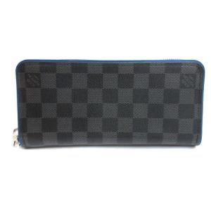 LOUIS VUITTON N64436 ダミエグラフィット ヴェルティカル ジッピーウォレット 長財布 グレー系