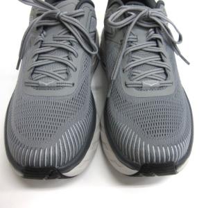 HOKA ONE ONE 1110518 WDDS ボンダイ7 スニーカー ランニングシューズ 27cm グレー