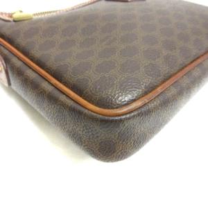 CELINE マカダム柄 セカンドバッグ クラッチバッグ オールド ヴィンテージ ブラウン