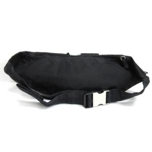 PRADA ウェストバッグ 三角プレート ナイロン ブラック