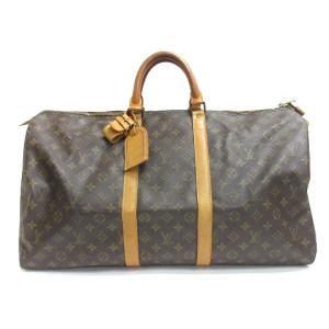 モノグラム キーポル55 マルティエ刻印 ボストンバッグ M41424 ブラウン