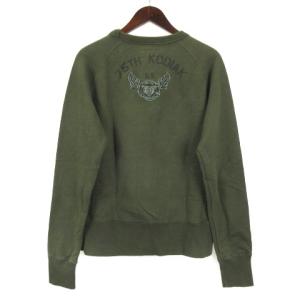 AVIREX トレーナー スウェット 長袖 カーキ M