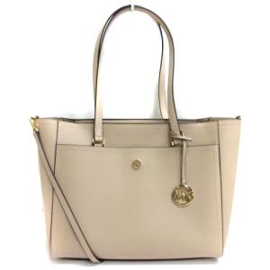 MAISIE 3 IN 1 トート ショルダー クラッチ バッグ ポーチ ラージ レザー35T1G5MT7T バフ ピンクベージュ系