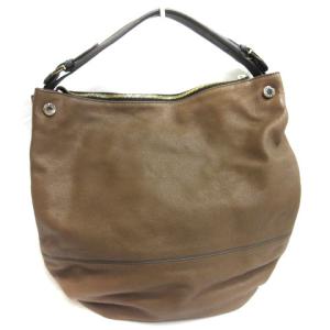 FURLA ワンショルダー ハンドバッグ トート レザー ブラウン