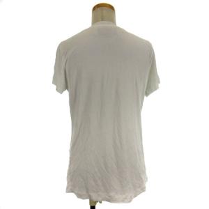 MARQUES ALMEIDA Tシャツ カットソー 半袖 ダメージ加工 裾結び M ホワイト