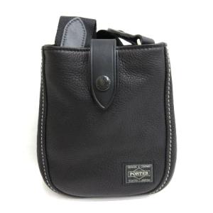 PORTER 120-03308 シスコ ショルダーバッグ レザー ブラック
