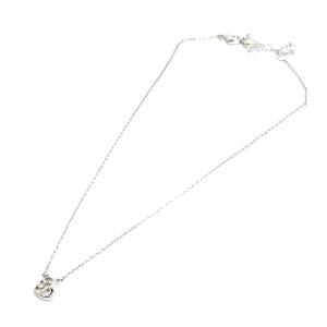 Dior ハートモチーフ ロゴ ネックレス シルバー系 アクセサリー
