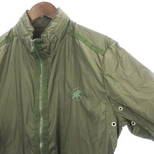 HUNTING WORLD ジップアップ ナイロン ジャケット フード収納 コンパクト収納 カーキ 緑系 48