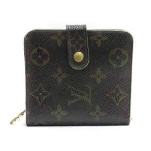 モノグラム コンパクトジップ 二つ折り財布 M61667 ブラウン AA