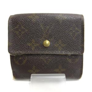 モノグラム ポルトフォイユ エリーズ  二つ折り財布 小銭入れ レザー M61652 ブラウン