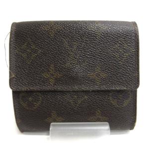 LOUIS VUITTON モノグラム ポルトフォイユ エリーズ  二つ折り財布 小銭入れ レザー M61652 ブラウン