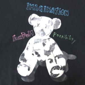 roar guns Tシャツ カットソー 長袖 ロンT ベアー プリント 21WGT-03 3 ブラック