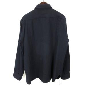 BUZZ RICKSON’S Rickson's Type C.P.O SHIRTS ウールメルトン ミリタリーシャツ 長袖 BR24961 ネイビー