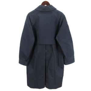 YAECA SOUTIEN COLLAR COAT STANDARD ステンカラーコート S ネイビー