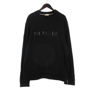 MONCLER D10918026450 18SS MAGLIA GIROCOLLO スウェット XL 黒