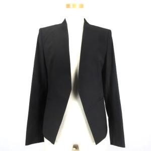 ジャケット ボタンレス 2 ブラック