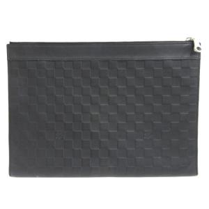 LOUIS VUITTON ダミエ アンフィニ ポシェット ディスカバリー クラッチバッグ N60112 ブラック