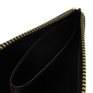 COMME des GARCONS HUGE LOGO コインケース ミニ財布 小銭入れ L字ファスナー ロゴ SA3100HL ブラック