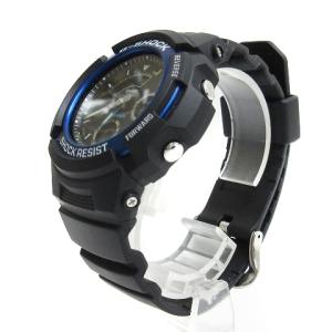 CASIO G-SHOCK 腕時計 クォーツ アナデジ AW-591-2AJF ブラック ブルー