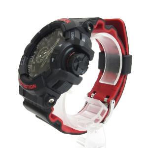 CASIO G-SHOCK 腕時計 クォーツ アナデジ GA-400HR-1AJF 海外モデル ブラック レッド