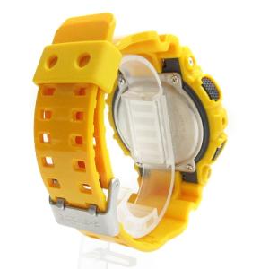 CASIO G-SHOCK 美品 腕時計 クォーツ アナデジ GA-100A-9AJF イエロー