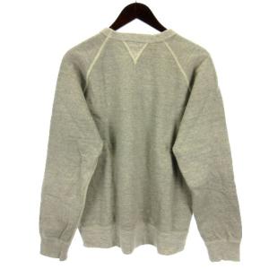 THE REAL McCOY'S 裏起毛 トレーナー スウェット 長袖 XL グレー