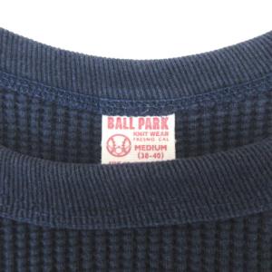 THE REAL McCOY'S ワッフル カットソー 長袖 サーマル ネイビー