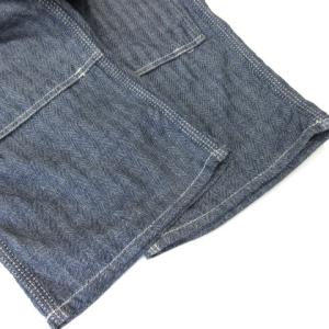 THE REAL McCOY'S 8HOUR UNION ワークパンツ デニム ヒッコリー ジッパーフライ インディゴ