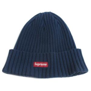 Supreme Overdyed Ribbed Beanie 紺
