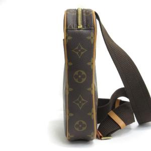 LOUIS VUITTON モノグラム ポシェットガンジュ ボディバッグ M51870 ブラウン